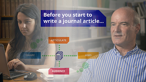 Taylor & Francis: What to think about before you start to write a journal article